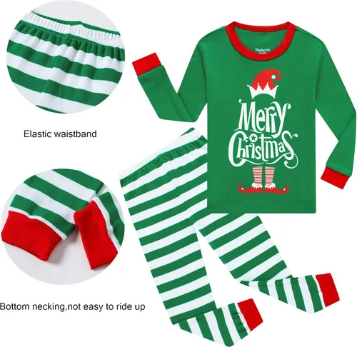 Vista 4 de Winging Day Family Matching Cotton Pajamas Sets