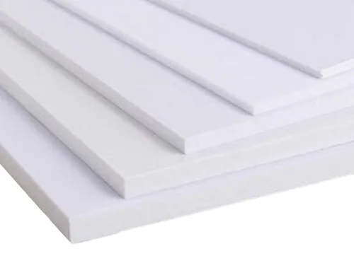 Vista 2 de Placa plana de plástico ABS estireno 5pcs 0.031 in x 7.874 in x 9.843 in blanco