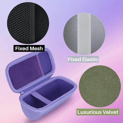 Vista 4 de Estuche de almacenamiento compatible con altavoz Bluetooth Estuche negro