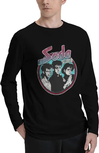 Vista 2 de Soda Stereo Long Sleeve Men's Fall Casual Round Neck Pullover
