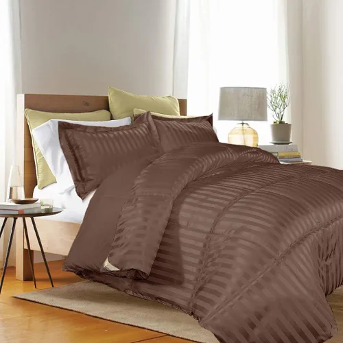 Vista 14 de kathy ireland Home Essentials - Edredón de verano refrescante, edredón reversible de plumón alternativo, tamaño individual, hueso