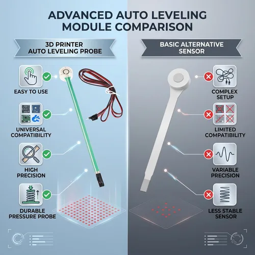 Vista 5 de Sonda de presión de impresora 3D Sensor de nivelación automático de cama Sensor de nivelación automática para boquillas V6 MK8