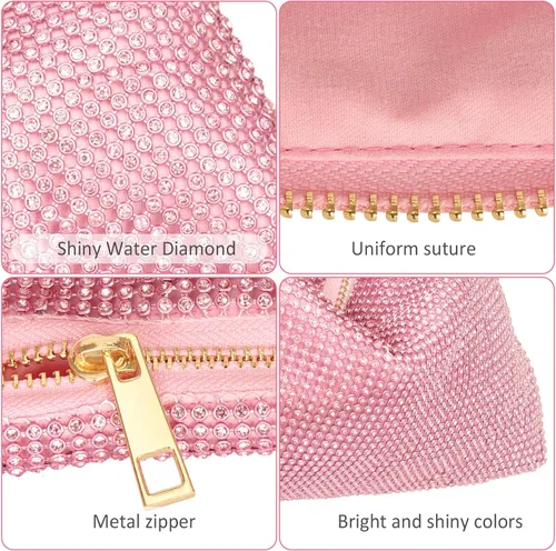 Vista 7 de Covelin Bolso de mano de diamante brillante de moda para mujer