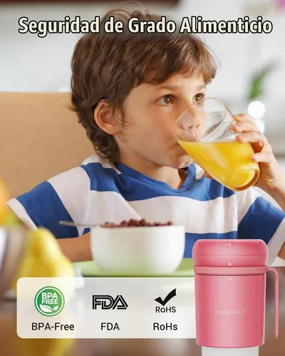 Vista 6 de Licuadora portátil para batidos, mini licuadora magnética recargable, 10.5
