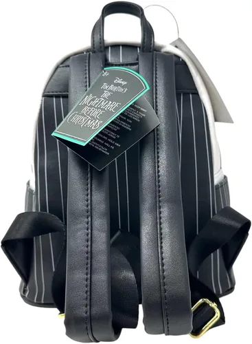 Vista 6 de Loungefly Exclusiva - Disney Nightmare Before Christmas Angry Jack Skellington Mini mochila, Negro -, Mini mochila