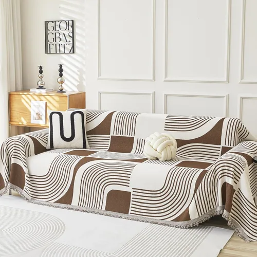 Vista 13 de WEYOND Funda de Sofá Boho de Chenilla con Borlas, Funda de Sofá Bohemia para Sofá de 1 Cojín, Sillón, Silla, 1 Plaza (71" x 91", Negro)