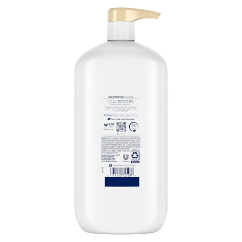 Vista 2 de Dove Ultra Care Champú de humedad diaria paquete de 4 para cabello seco con complejo Bio-Restore 31 oz
