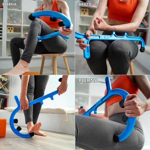 Vista 7 de Tiger Tail Masajeador de Bastón Tiger para Espalda y Cuello – Gancho de Masaje tipo Bastón de Terapia de Acupresión de Tejido Profundo para Puntos