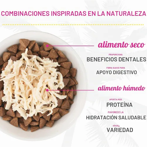 Vista 9 de Tiki Cat Born Carnivore Silver - Cubrealimento húmedo funcional para gatos