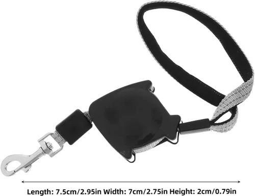 Vista 6 de Alipis Correa retráctil automática para perro, cuerda de tracción telescópica de gran tamaño, mango cómodo para caminar, trotar, senderismo