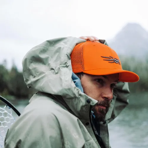 Vista 4 de SITKA Gear gorra de camionero con malla transpirable para hombre, caza, talla única Blaze