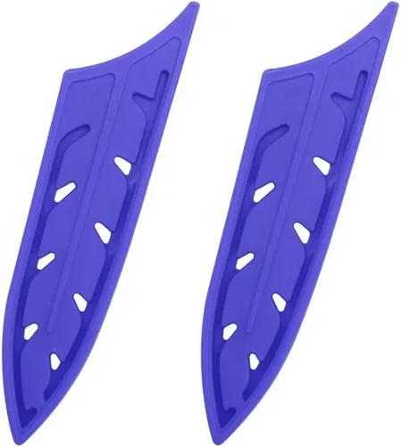 Vista 21 de XYJ Juego de 2 fundas para cuchillos de seguridad, protector de bordes de cuchillos, funda universal para cuchillos, pelado, funda de cuchillo