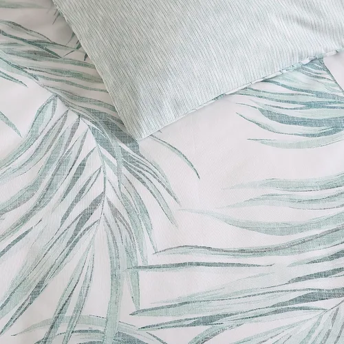 Vista 7 de Tommy Bahama - Juego de funda de edredón tamaño Queen, juego de ropa de cama de algodón reversible con fundas de almohada a juego, elementos