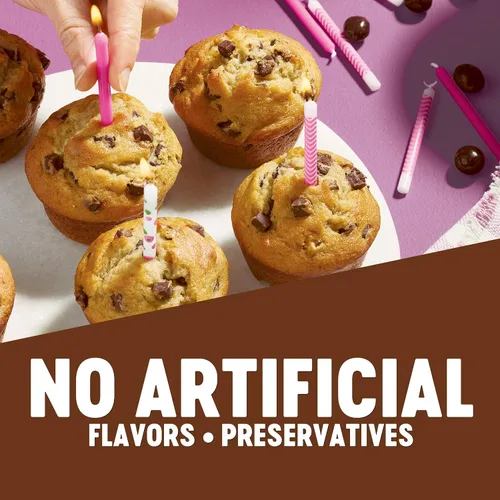 Vista 4 de Krusteaz Chocolate Chunk Muffin Mix – Sin sabores ni conservantes artificiales – Caja de 18.25 onzas (paquete de 12)