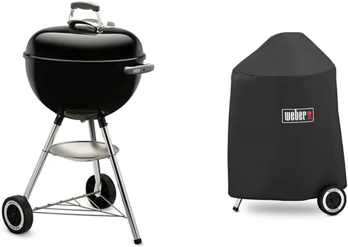 Vista 15 de Weber Original Kettle - Parrilla de carbón para cocinar y barbacoa al aire libre, 18 pulgadas, color negro