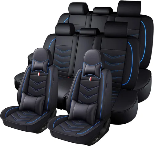 Vista 18 de Funda de asiento de auto para Dodge Durango 2002-2026, funda de cojín duradera, resistente al desgaste, impermeable, transpirable, sin olor, fundas