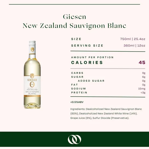 Vista 2 de Orchard Hill [Paquete de 1] Giesen (sin alcohol/desalcoholizado) (Marlborough Sauvignon Blanc 25.4 fl oz)