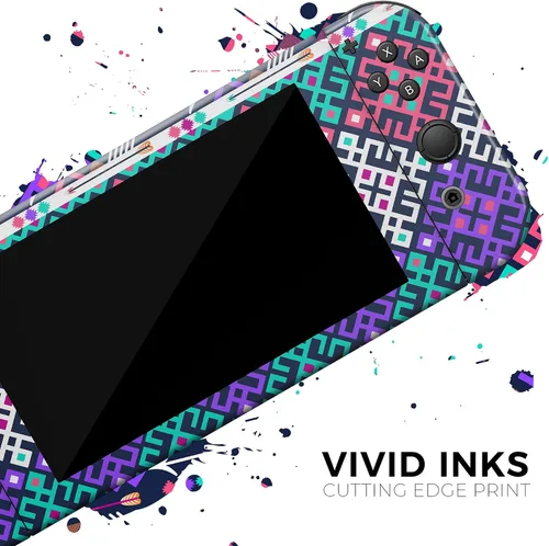 Vista 6 de Design Skinz - Compatible con Nintendo Switch OLED Console Bundle - Calcomanía protectora de vinilo extraíble resistente a los arañazos