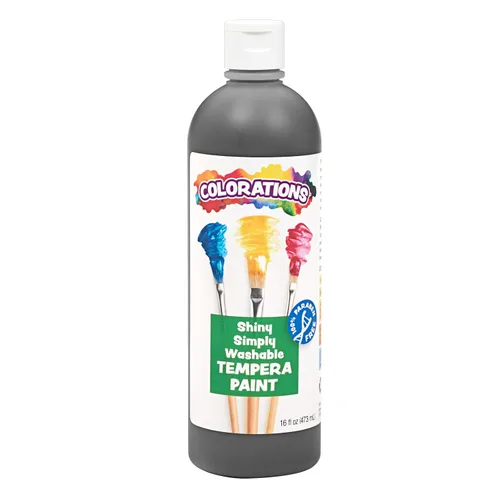Vista 14 de Colorations Pintura lavable con efecto metálico, 16 onzas líquidas, juego de 8 colores, no tóxica, vibrante, audaz, pintura para niños