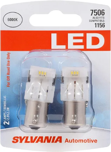 Vista 16 de Bombilla de LED ámbar 1156 (2 unidades), 1156, Ambar