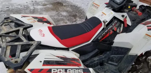 Vista 2 de Funda de asiento HCC Racing compatible con Polaris Scrambler 1000