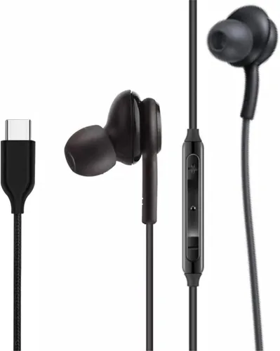 Vista 6 de Auriculares intrauditivos 2022 con cable, auriculares estéreo para Samsung Galaxy S10, S10E, S10+, S8, S8+, S9, S9+, Note 9, diseñado con conector