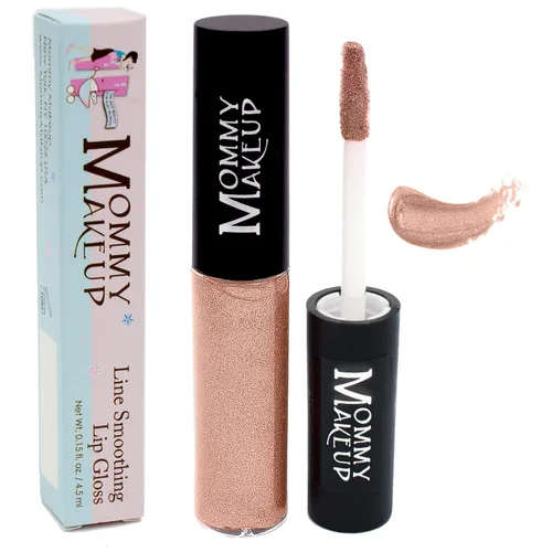 Vista 14 de Mommy Makeup Brillo labial suavizante de línea, brillo voluminoso tintado de alto brillo Color de labios hidratante con algas marrones y algas