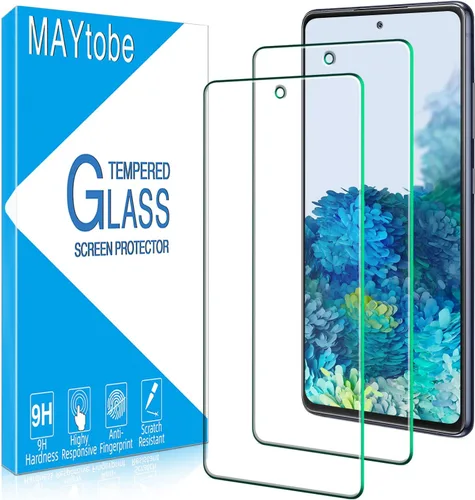 Vista 10 de MAYtobe 2-Pack Screen Protector for Samsung Galaxy S9 Plus, Galaxy S9+ Tempered Glass, 3D curved, No bubbles, Scratch-resistant, Easy to install