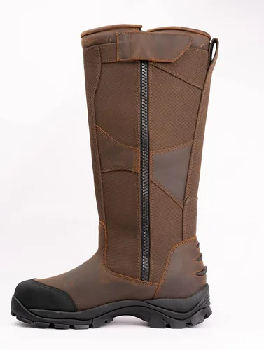 Vista 3 de GOODVILLE PreyMaster - Botas de caza impermeables para hombre con cremallera, resistentes a pinchazos y antideslizantes, hasta la rodilla, zapatos