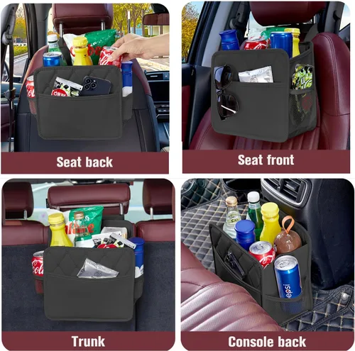Vista 5 de Organizador de asiento de automóvil, organizador de asiento trasero de automóvil, organizador de asiento trasero de automóvil impermeable
