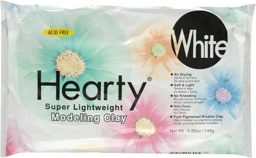 Vista 5 de Activa Hearty arcilla de modelado superligera (1.75 onzas) Special clay for ultra-fine detail, best for doll heads, fine jewelry, intricate