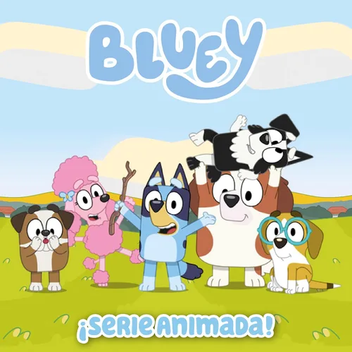Vista 8 de Bluey Peluche grande de 31.5 in, color azul, producto oficial de la serie infantil, juguete suave y tierno para niños y niñas a partir de 0 años