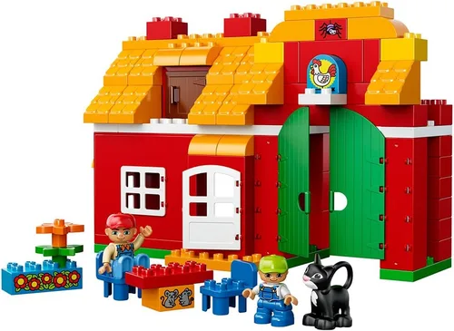 Vista 3 de LEGO Duplo Gran Granja 10525 Juguete infantil, bloques de construcción grandes