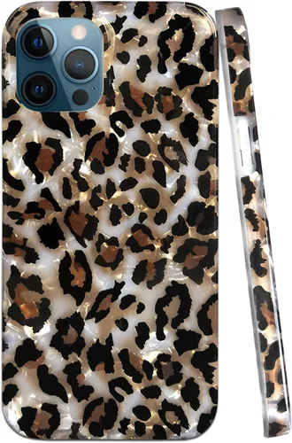 Vista 9 de J.west Funda compatible con iPhone 11 Pro Max de 6.5 pulgadas, diseño de leopardo para mujeres y niñas, bonito diseño de patrón de guepardo, funda