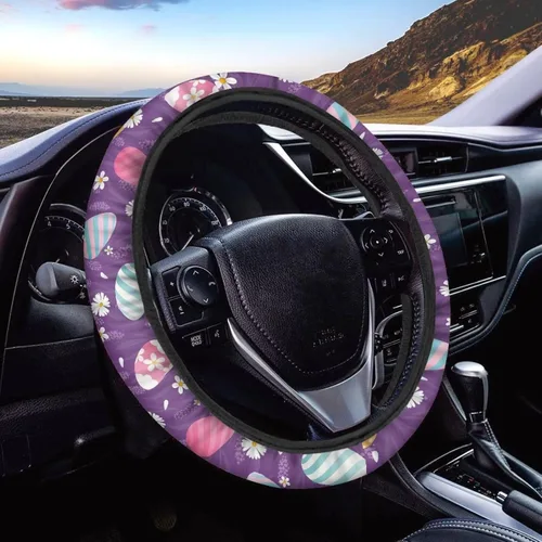 Vista 49 de Asian Dragon - Funda universal para volante de automóvil, accesorios interiores de automóvil, lavable, transpirable, funda para volante