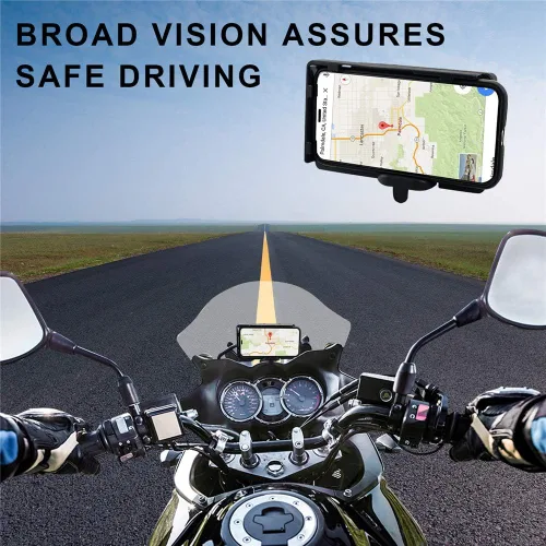 Vista 8 de MDPROMCP R1200GS - Soporte para teléfono para motocicleta con cargador USB doble, soporte de navegación GPS compatible con F700GS F800GS R1200GS
