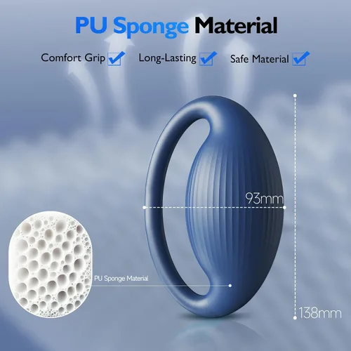 Vista 3 de Pelotas de ejercicio para manos FitBeast - 3 niveles de resistencia, bolas antiestrés para adultos, bolas para apretar para terapia de manos