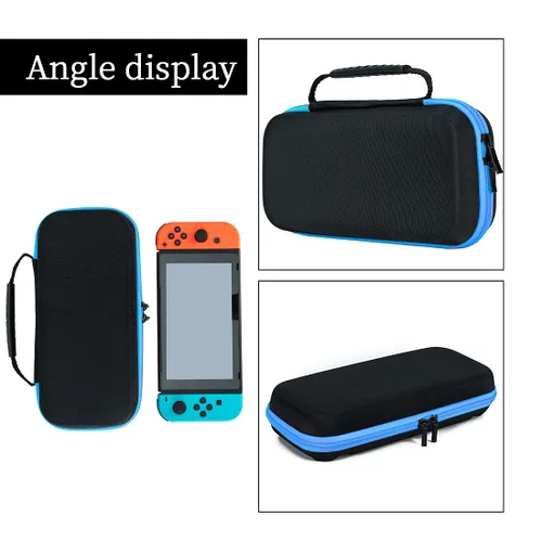 Vista 3 de Widfre Funda de transporte para consola Nintendo Switch y accesorios, funda rígida de viaje compatible con interruptor, funda de transporte portátil