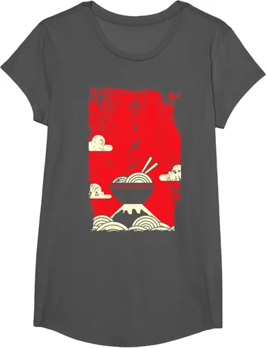 Vista 43 de Ramen Noodles Camiseta de arte japonés, Negro