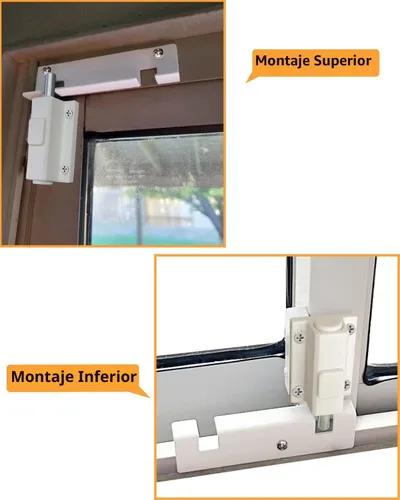 Vista 6 de SDGINA Cerradura de puerta corredera para puerta corrediza de cristal, cerraduras de seguridad para puertas corredizas de patio, tamaño de cerradura