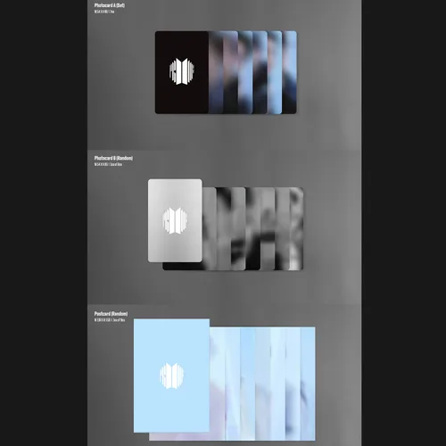 Vista 7 de Funda exterior a prueba de BTS + caja exterior + El arte de la prueba + fotografía + epílogo + tarjeta fotográfica placa de letras A + tarjeta