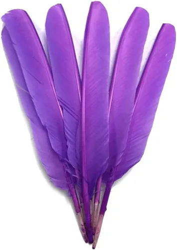 Vista 27 de 1/4 lb - Aqua Blue Pavo Marabou Corto Plumas Sueltas Mullidas Al Por Mayor A Granel