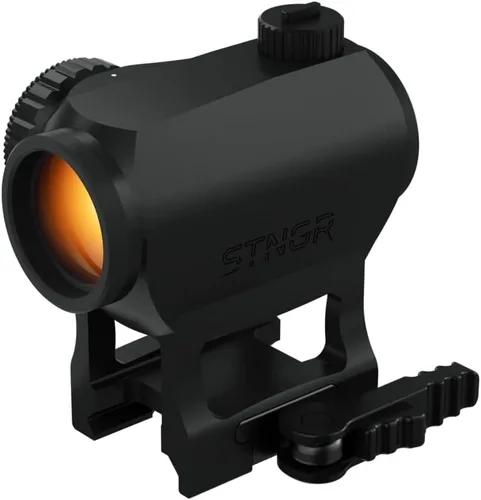 Vista 4 de STNGR Axiom II Red Dot Sight Bundle, 2 MOA con soporte QD incluido
