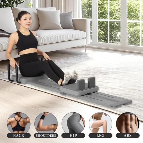 Vista 3 de Reformer de pilates plegable para el hogar 2025 Reformador de yoga: Máquina modular todo en uno para pilates, máquina de esquí y entrenamiento