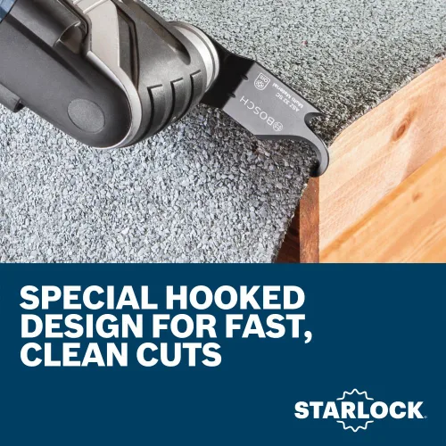 Vista 6 de Bosch OSL138K Cuchilla de Gancho para Herramienta Múltiple Oscilante Starlock® de 1-1/4 Pulgadas