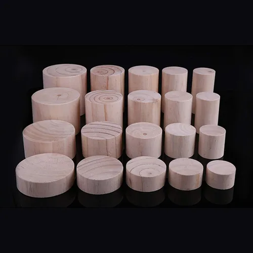Vista 8 de Patas cilíndricas de madera maciza de pino para gabinete, patas de soporte para mesa de café, patas de sofá, patas de cama, 23 tamaños, para mesa