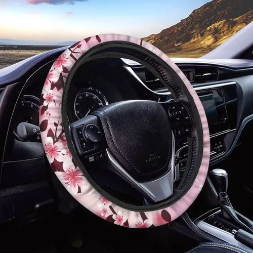 Vista 45 de Asian Dragon - Funda universal para volante de automóvil, accesorios interiores de automóvil, lavable, transpirable, funda para volante