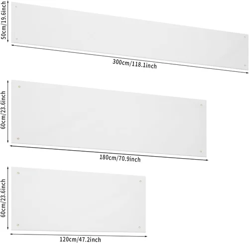 Vista 2 de Pancartas grandes mejoradas de tela Oxford de poliéster 300D con cuerda para colgar, letreros fáciles de colgar, carteles de bricolaje para bodas
