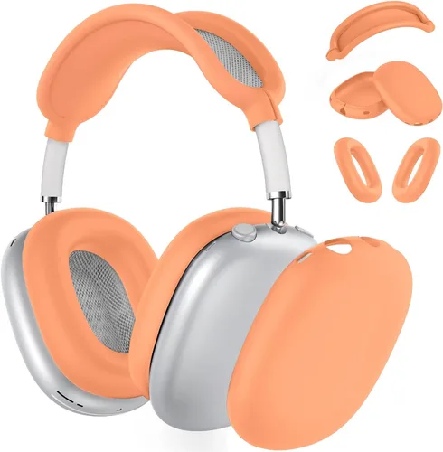 Vista 35 de Funda rígida para AirPods Max con modo de sueño, funda de transporte para auriculares con almohadillas de silicona para AirPods