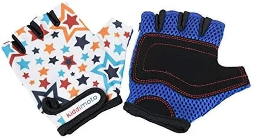 Vista 2 de Kiddimoto Guantes de ciclismo para niños Guantes de bicicleta antideslizantes para niños y niñas Guantes de bicicleta de montaña para niños sin